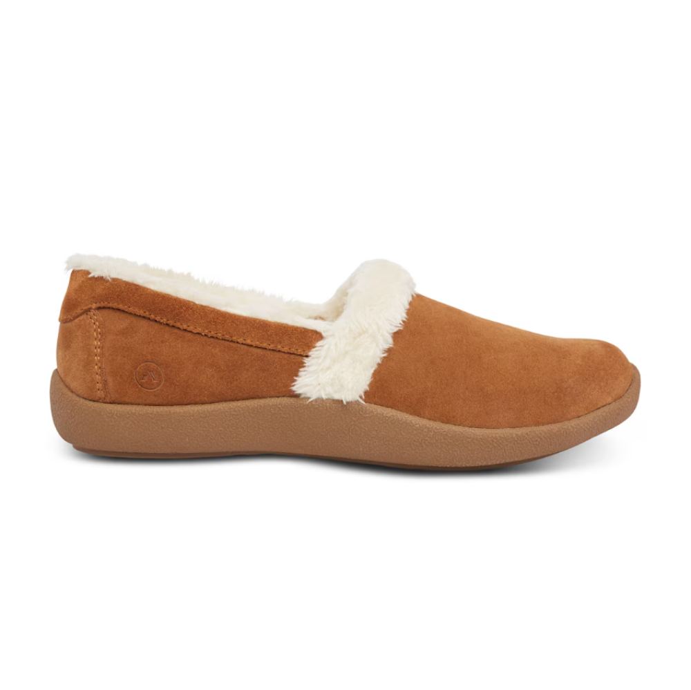 ANODYNE | NO. 21 WOMEN'S SLIPPER SMOOTH TOE-CAMEL